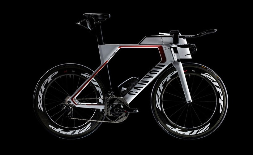 canyon melds the details to design fully integrated triathlon road bike