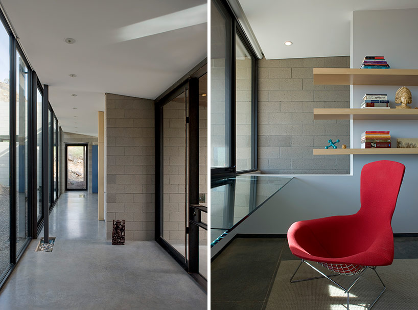 chen + suchart studio embed mummy mountain residence into a slope in arizona