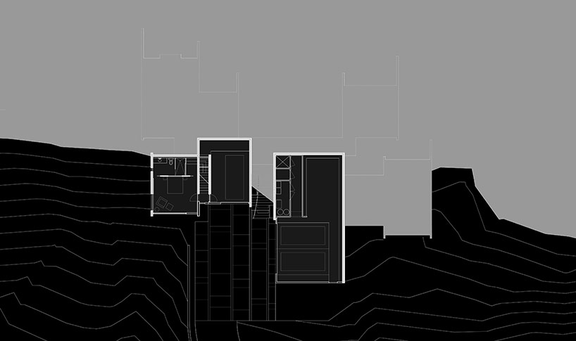 chen + suchart studio embed mummy mountain residence into a slope in arizona