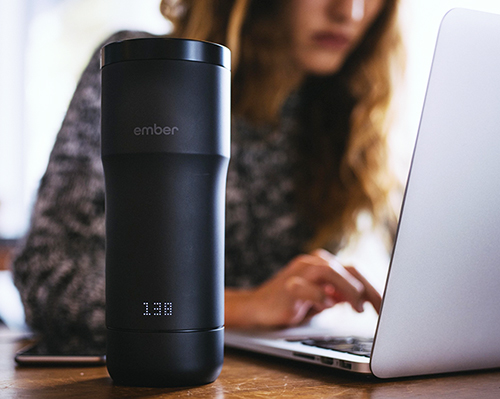 ember travel mug adjusts to any ideal temperature for your drink