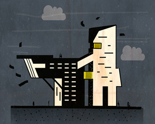 buildings get busy in federico babina's 'archisutra' series