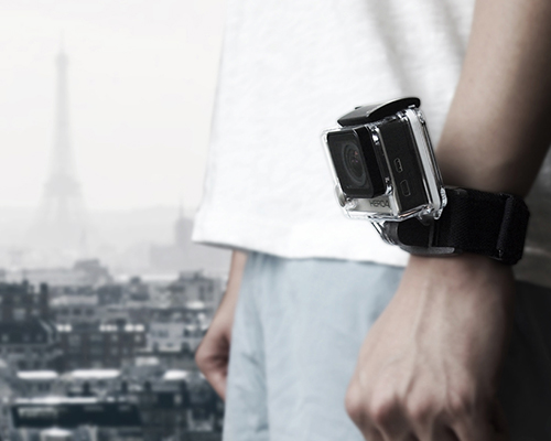 always ready to capture moments, hybrid strap puts your GoPro securely on your wrist