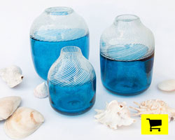 idyllic summer collection fuses traditional greek glass techniques