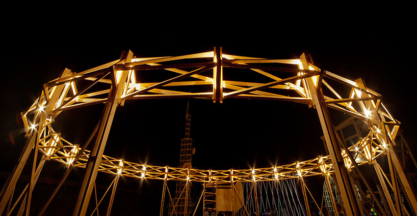 mazzocchio pavilion martial marquet nicolas polaert hello wood festival designboom
