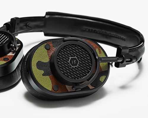 artist logan real hand paints MH40 headphones for master & dynamic
