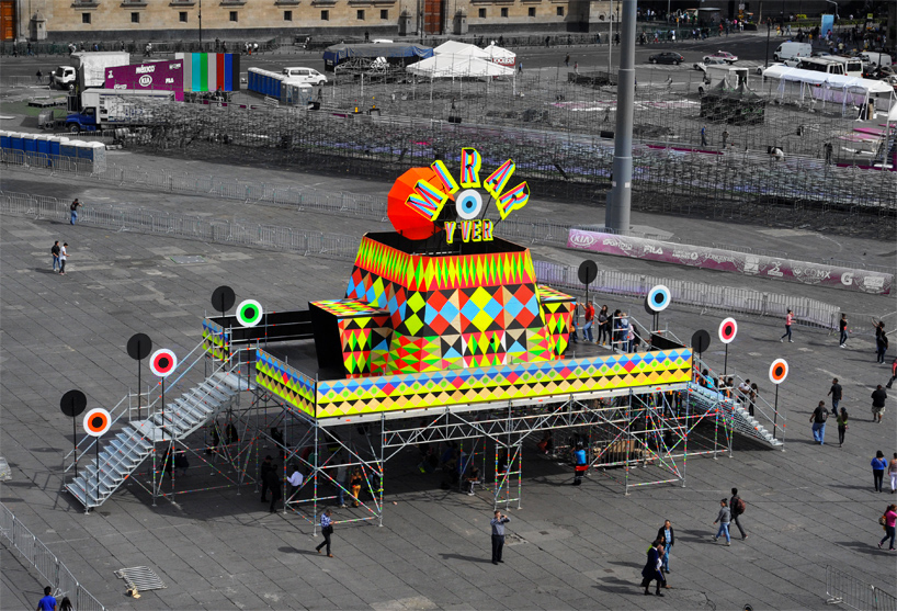 morag myerscough & luke morgan add immersive camera obscura to mexico city square
