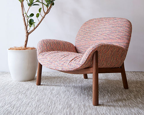 monica förster design studio creates M chair for arflex japan