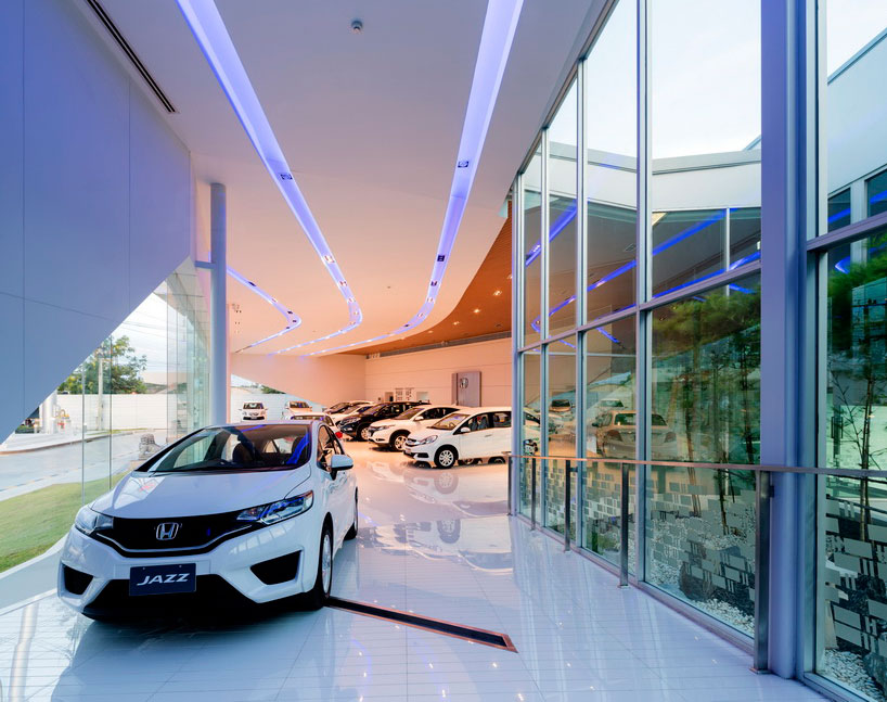 Hondas Nakornchaisri Showroom Designed By Office At