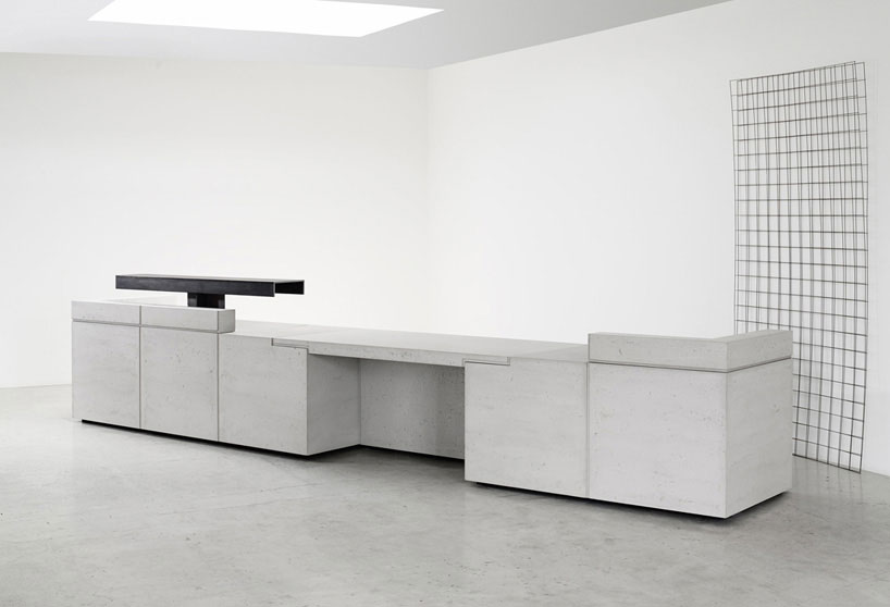 paul crofts studio clerkenwell london showroom isomi in concrete designboom