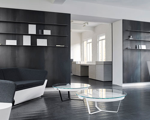 paul crofts studio designs london showroom to present isomi in concrete