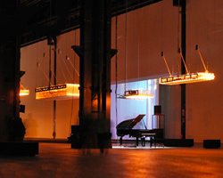 philippe parreno infills milan's hangarbicocca with a sound and light experience