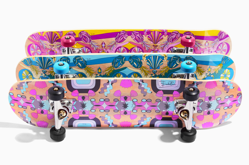 emilio pucci decks out dolce vita skateboards with italian motifs