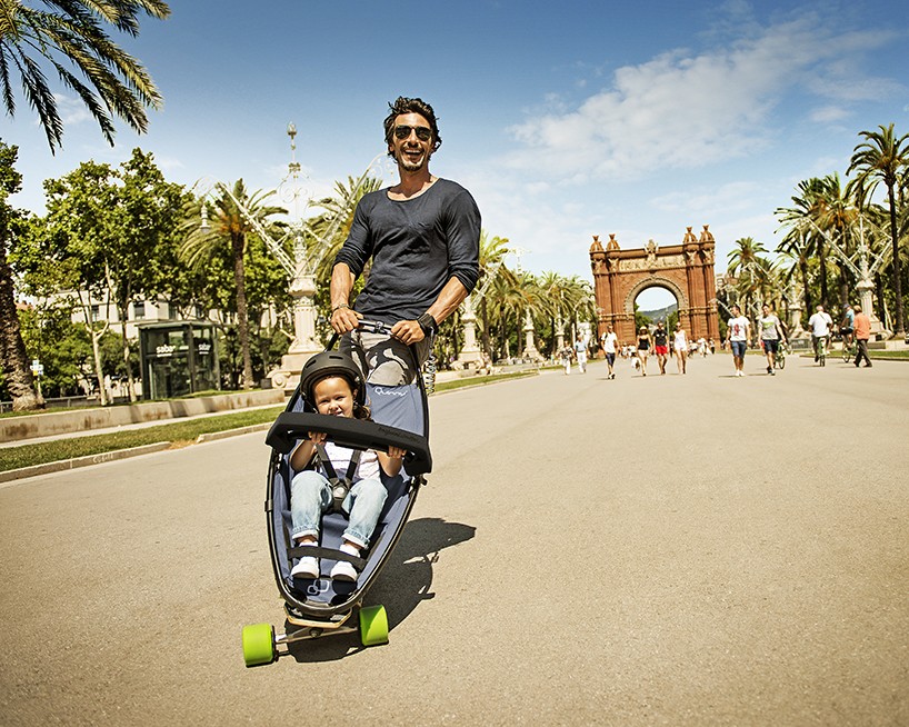 Longboard stroller outlet quinny