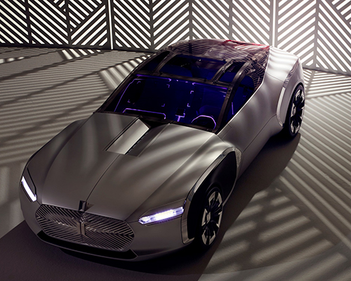 renault design teams celebrate le corbusier with coupé C concept car