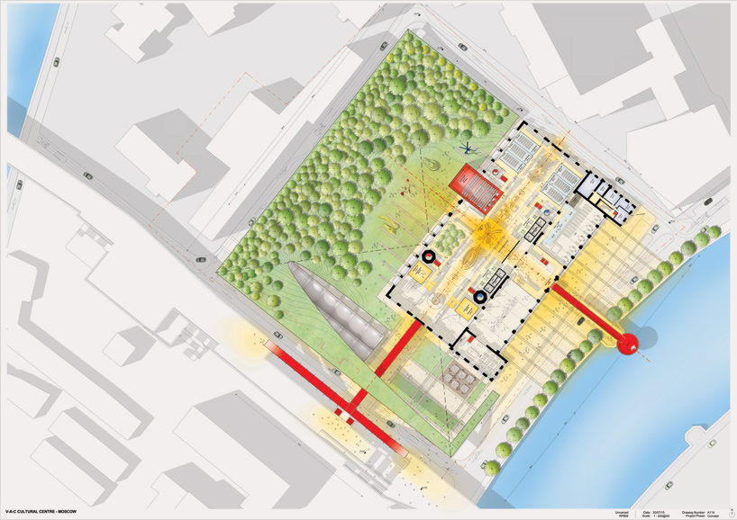 renzo piano building workshop v-a-c foundation art site moscow russia designboom