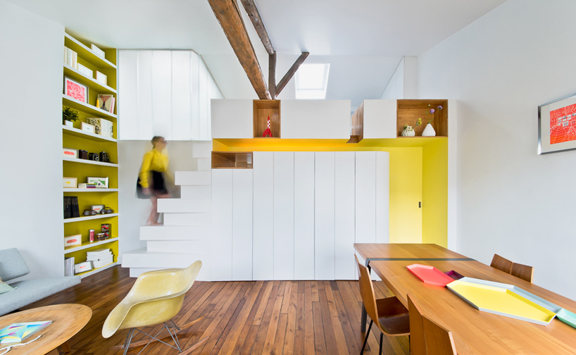 SABO project reconfigures the parisian apartment of a young fashion designer