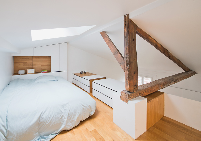 sabo project paris apartment renovation hike montmartre interiors designboom