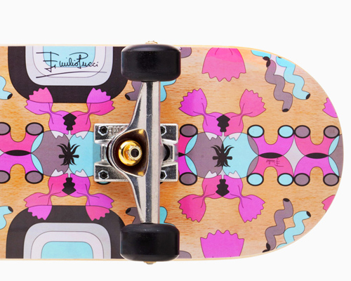 ﻿﻿emilio pucci decks out dolce vita skateboards with italian motifs