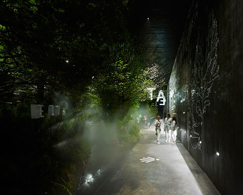 terrain installs 560m2 of forest in breathe austria pavilion at expo milano 2015