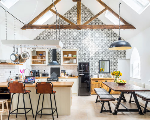 evolution design converts chapel into quaint holiday home in england