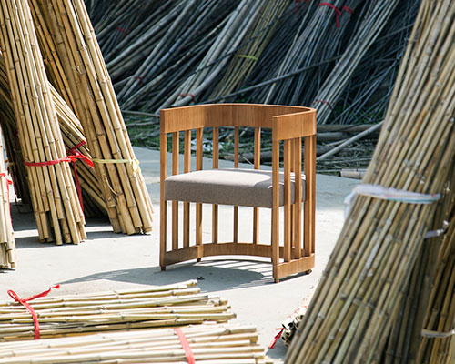 uchida shanghai releases minimal bamboo furniture collection