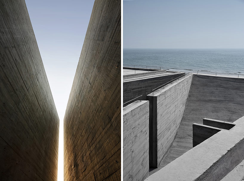 vector architects casts seashore library at water's edge, china