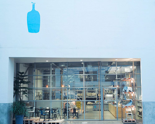 jo nagasaka brings VITRA installation to blue bottle coffee in tokyo