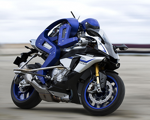 motobot developed by yamaha sets to challenge motorcycle racers at high speeds