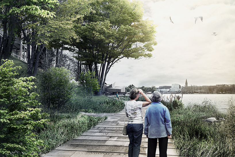 COBE lunden architecture N2 toolonlahti bay helsinki public park designboom
