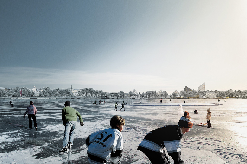COBE lunden architecture N2 toolonlahti bay helsinki public park designboom