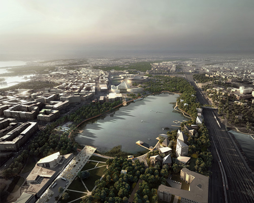 COBE proposes to transform polluted helsinki bay into vast public park