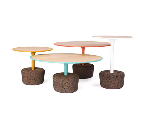 DAM alludes to the act of watering plants with flora coffee tables