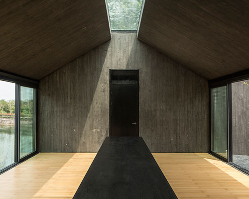 DnA architecture and design casts concrete damushan tea house