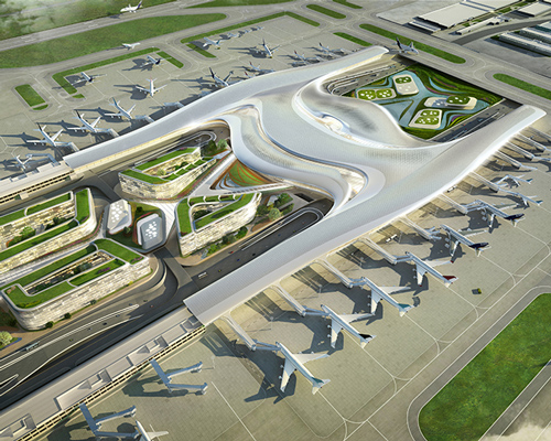UNStudio unveils proposed terminal design for taiwan taoyuan airport