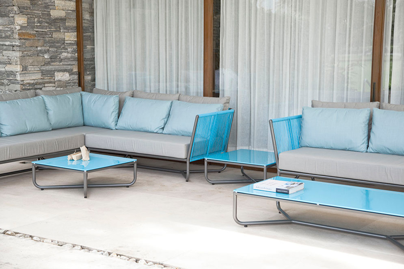 adolini simonini flap 2.0 outdoor seating designboom 