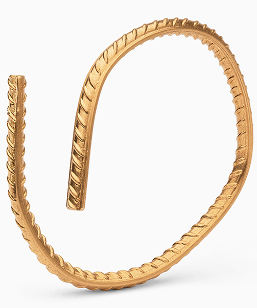 ai weiwei presents rebar in gold collection