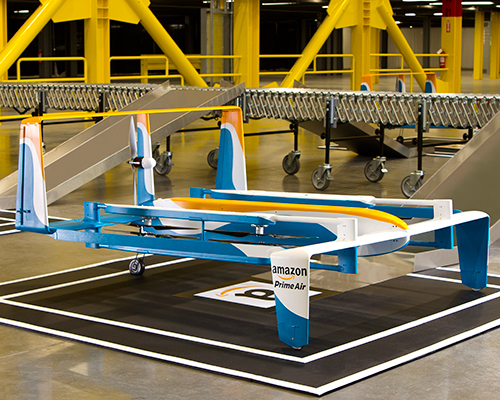 amazon demonstrates its delivery drone platform - prime air