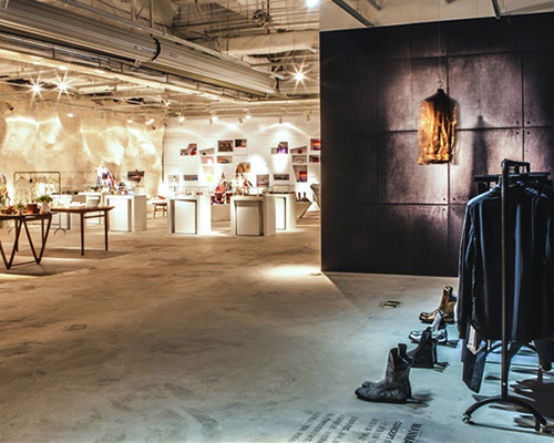 bloom design creates minimal interior for the fashion door flagship store