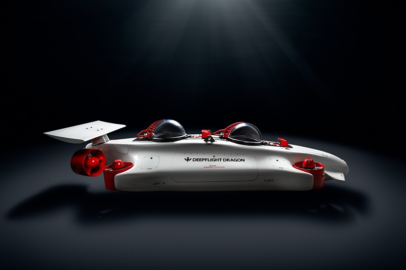 deepflight creates a new class of personal water travel with dragon submersible