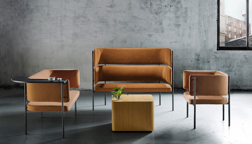 derlot edition crescent furniture collection designboom