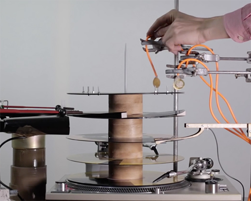 watch artist graham dunning hack a turntable to produce electronic dance track