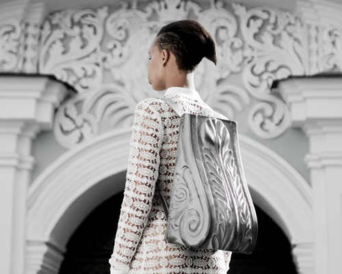 konstantin kofta fashions a collection of baroque architecture backpacks