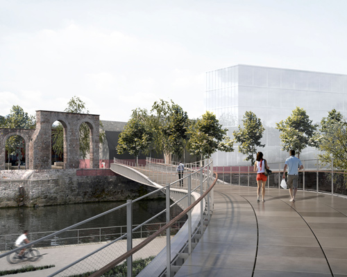 marc mimram's undulating design wins bath quays bridge competition
