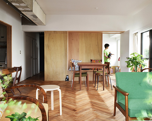 MoY architects redesigns apartment ishikawadai interior