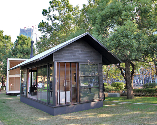 naoto fukasawa embodies his idea of peacefulness in a timber retreat muji hut