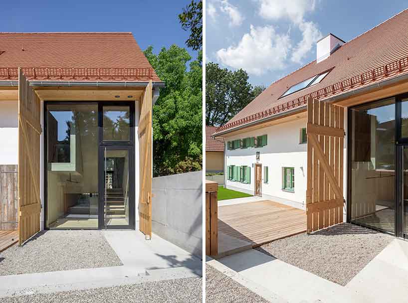 peter haimerl renovates shoemaker's farmhouse with contemporary cube