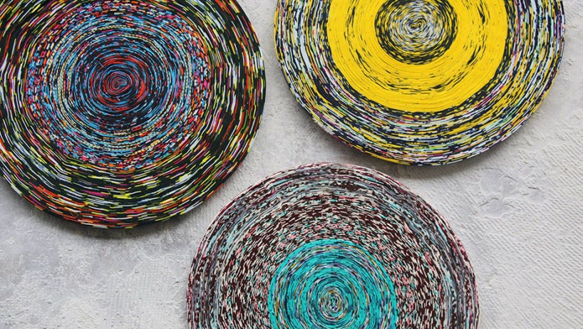 simone post turns rejected vlisco fabrics into bold and vibrant interior pieces