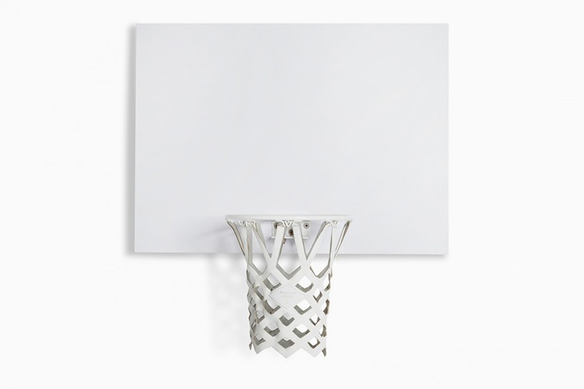 snarkitecture and killspencer build rare all-white basketball kit with leather netting