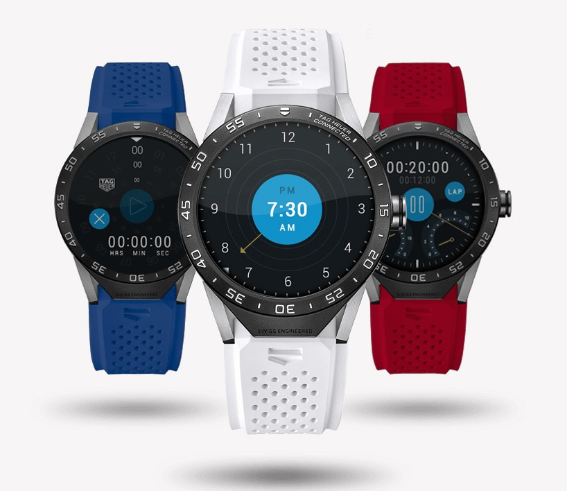 tag heuer enters smartwatch market with connected android + intel powered wearable