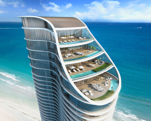 arquitectonica plans ritz-carlton residences for sunny isles beach in florida